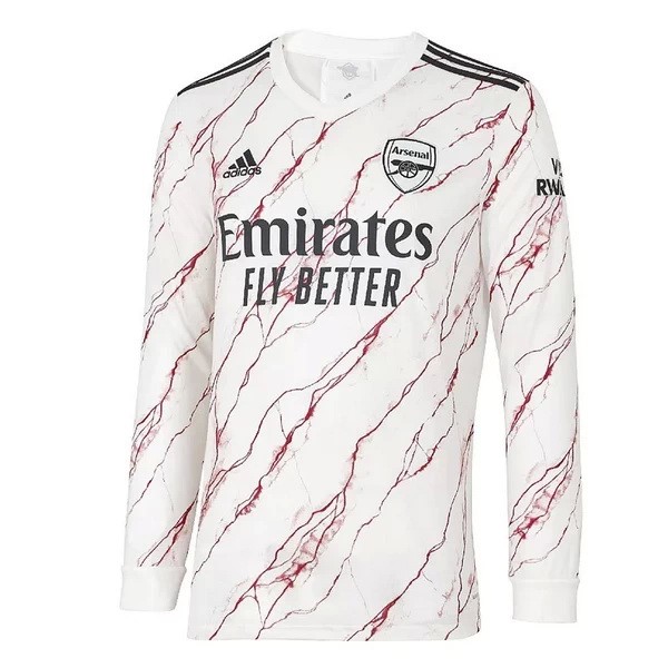 Thailande Maillot Football Arsenal Exterieur ML 2020-21 Blanc